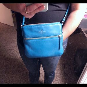 Kate Spade blue leather purse
